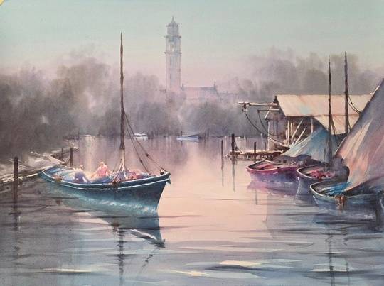 Evening Light, Castello Venice