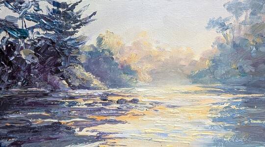 First Light Griffith Park - Plein Air