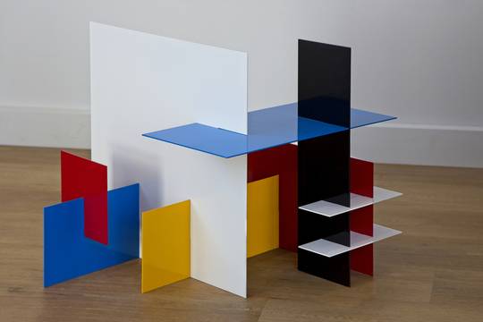 Construction with Red, Blue and Yellow
