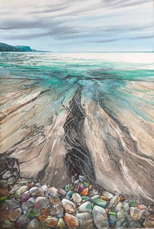 Beach Stones – Aerial Inlet