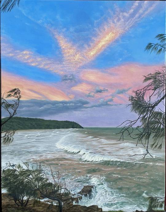 The Sea Set Ablaze