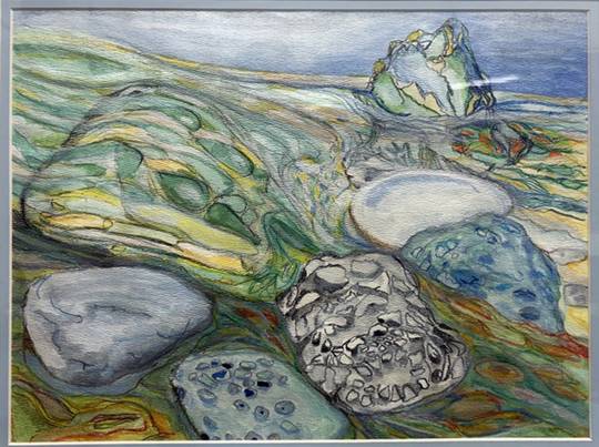 River bed and stones